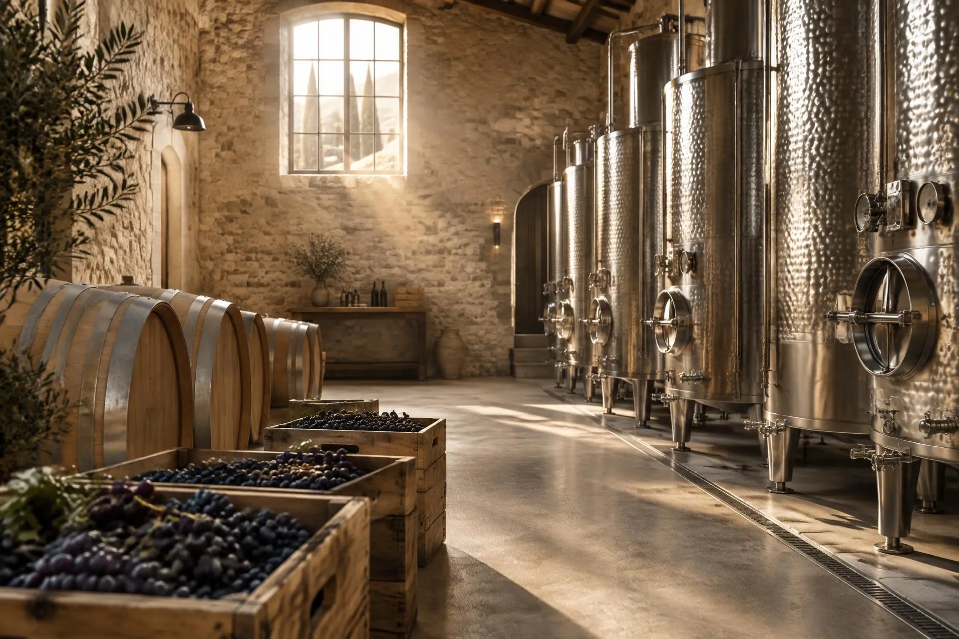 Le caveau de dégustation du domaine